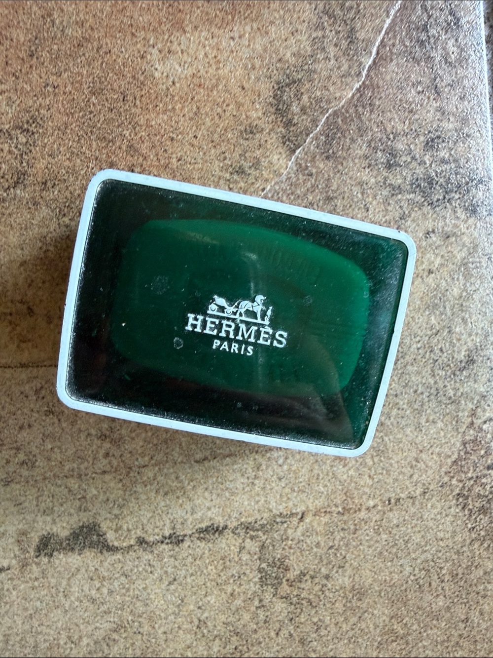 Hermes Travel Soap w/ Case
